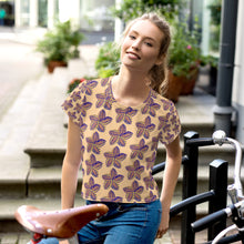 Load image into Gallery viewer, All-Over Print Crop Tee