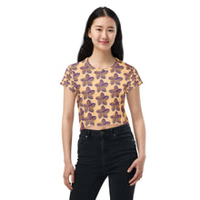 Load image into Gallery viewer, All-Over Print Crop Tee