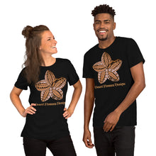 Load image into Gallery viewer, Unisex t-shirt Brown Flower