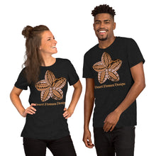 Load image into Gallery viewer, Unisex t-shirt Brown Flower