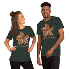 Load image into Gallery viewer, Unisex t-shirt Brown Flower