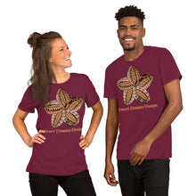 Load image into Gallery viewer, Unisex t-shirt Brown Flower