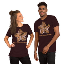 Load image into Gallery viewer, Unisex t-shirt Brown Flower