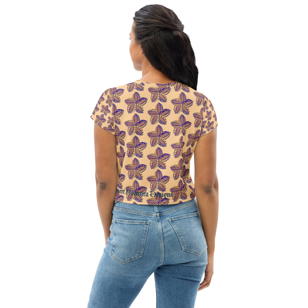 All-Over Print Crop Tee
