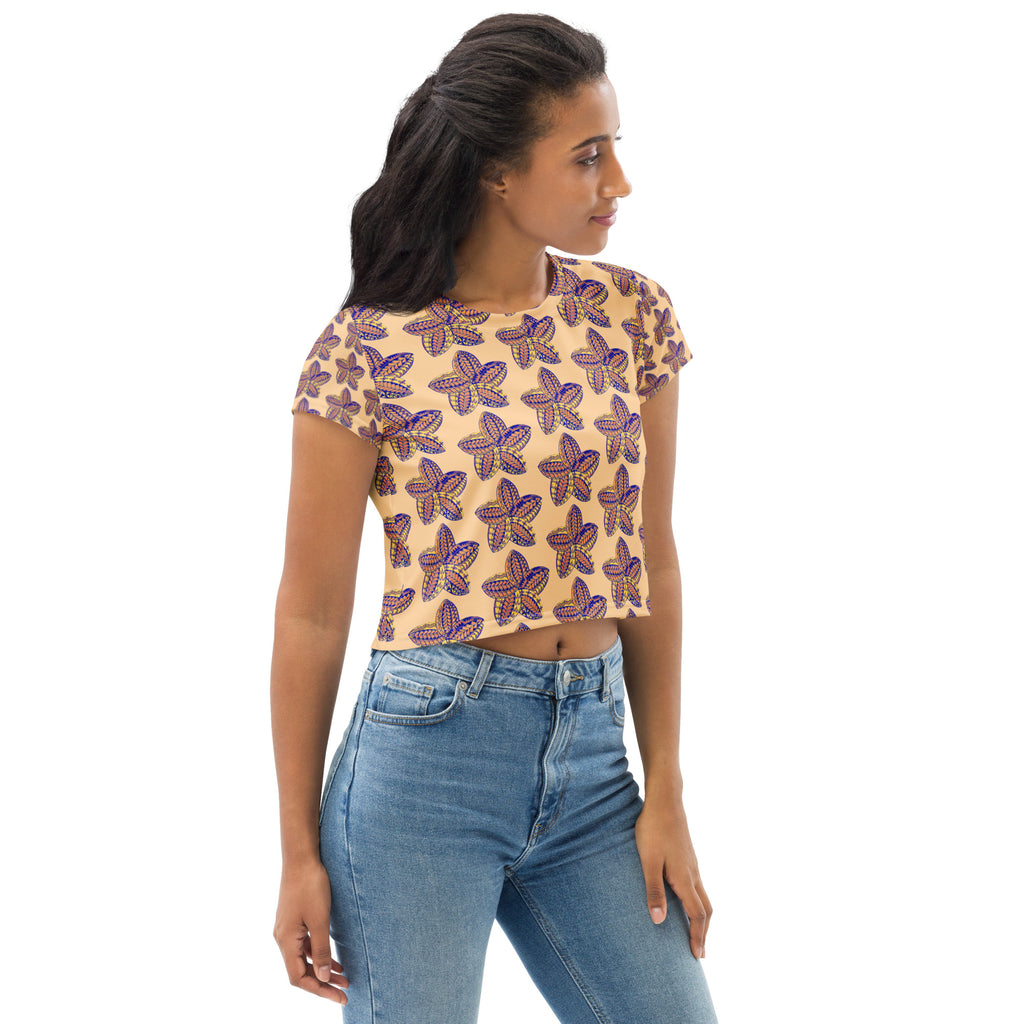 All-Over Print Crop Tee