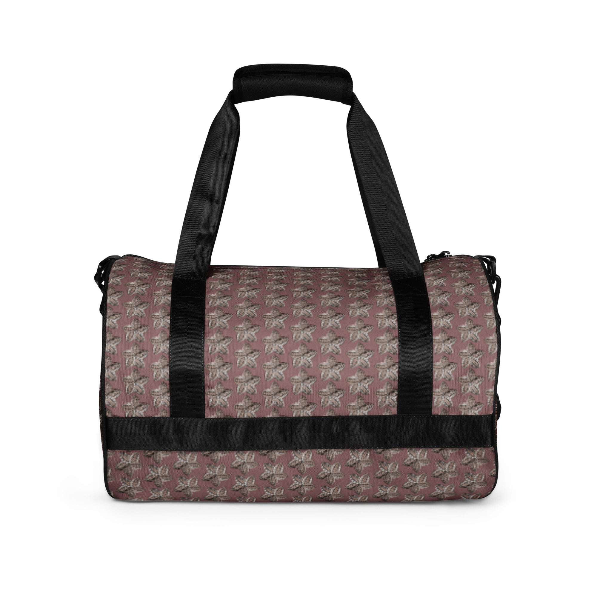 Samoan flower print gym bag