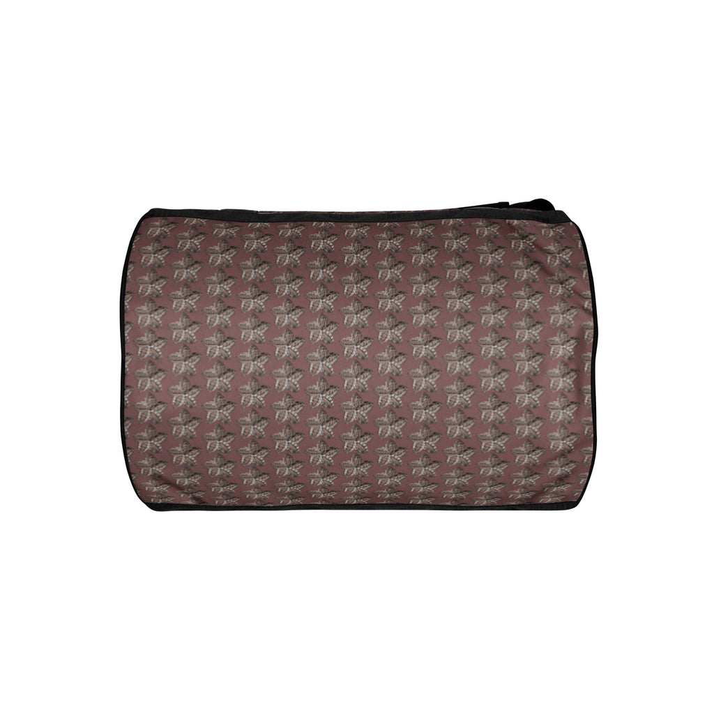 Samoan flower print gym bag