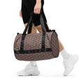 Samoan flower print gym bag