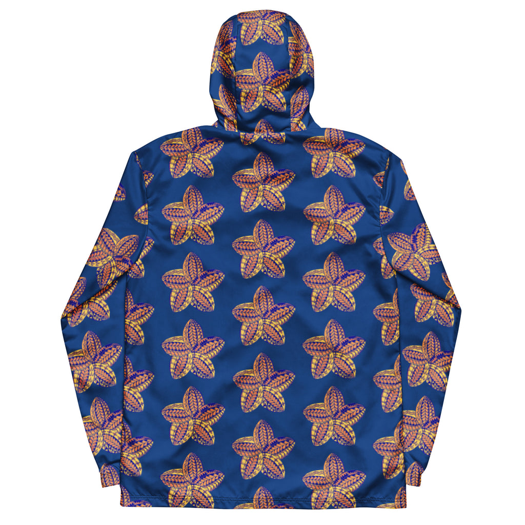Men’s windbreaker Samoan Flower Peach