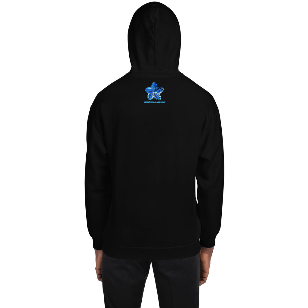 Blue Samoan Flower Unisex Hoodie