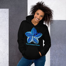 Load image into Gallery viewer, Blue Samoan Flower Unisex Hoodie
